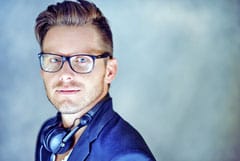 DJ Marc Aurel beim Jubiläum-Festabend