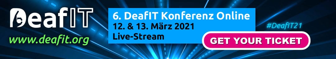 6. DeafIT Konferenz wird zur Online-Konferenz