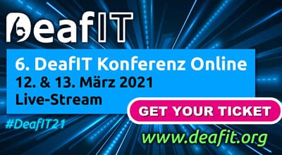 Die erste Konferenz über Live-Stream: Ein Meilenstein der DeafIT Konferenz 2021!