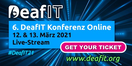 6. DeafIT Konferenz wird zur Online-Konferenz