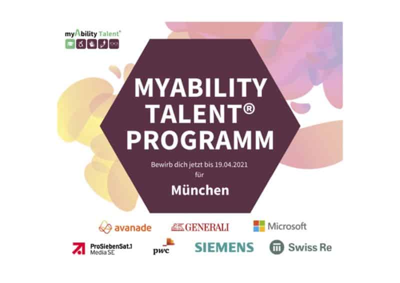 myAbiltity Talent Programm München 2021