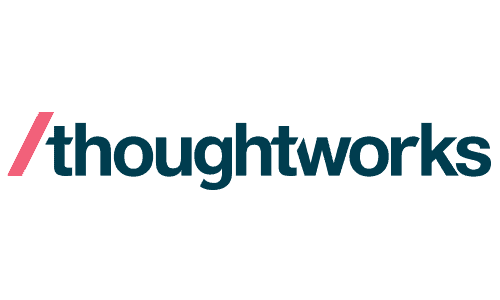 Unternehmenslogo von thoughtworks