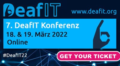7. DeafIT Konferenz 2022 findet online statt!