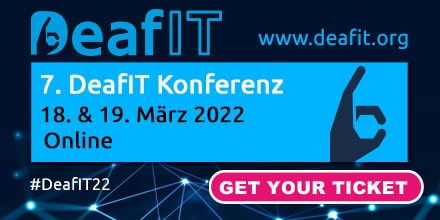 7. DeafIT Konferenz 2022 findet online statt!