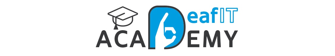 Logo von der DeafIT Academy